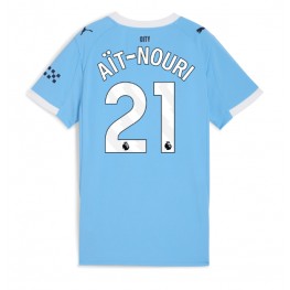 Manchester City Rayan Ait-Nouri #21 Thuis tenue Dames 2025-26 Korte Mouw